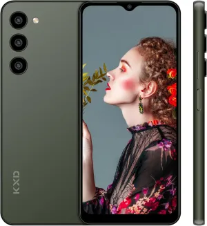KXD A09 Unlocked Android Phones, Android12 Smartphones, 6.56" HD , 4000mAh, Octa-Core 12GB 128GB/SD 256GB Smart Phone, 13MP 5MP, 3 Card Slots, Face ID Unlock Phone, 4G Dual SIM Mobile Phone
