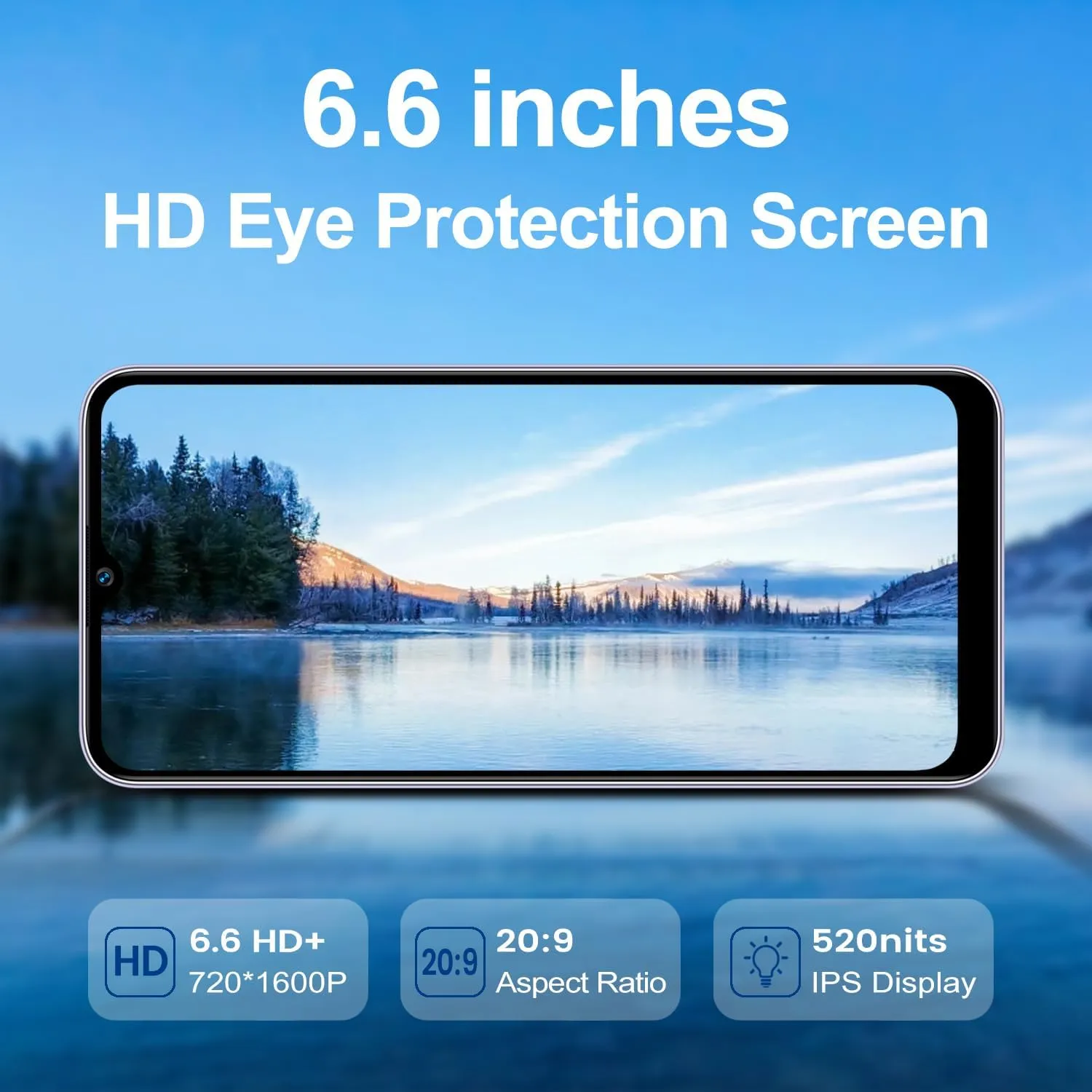 KXD A09 Unlocked Android Phones, Android12 Smartphones, 6.56" HD , 4000mAh, Octa-Core 12GB 128GB/SD 256GB Smart Phone, 13MP 5MP, 3 Card Slots, Face ID Unlock Phone, 4G Dual SIM Mobile Phone
