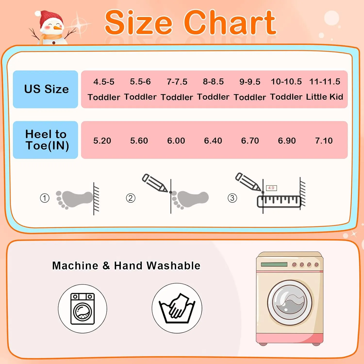 L-RUN Toddler Slippers for Girls Boys Warm Household Shoes Kids Winter Slippers with Microfleece Lining for Indoor Outdoor