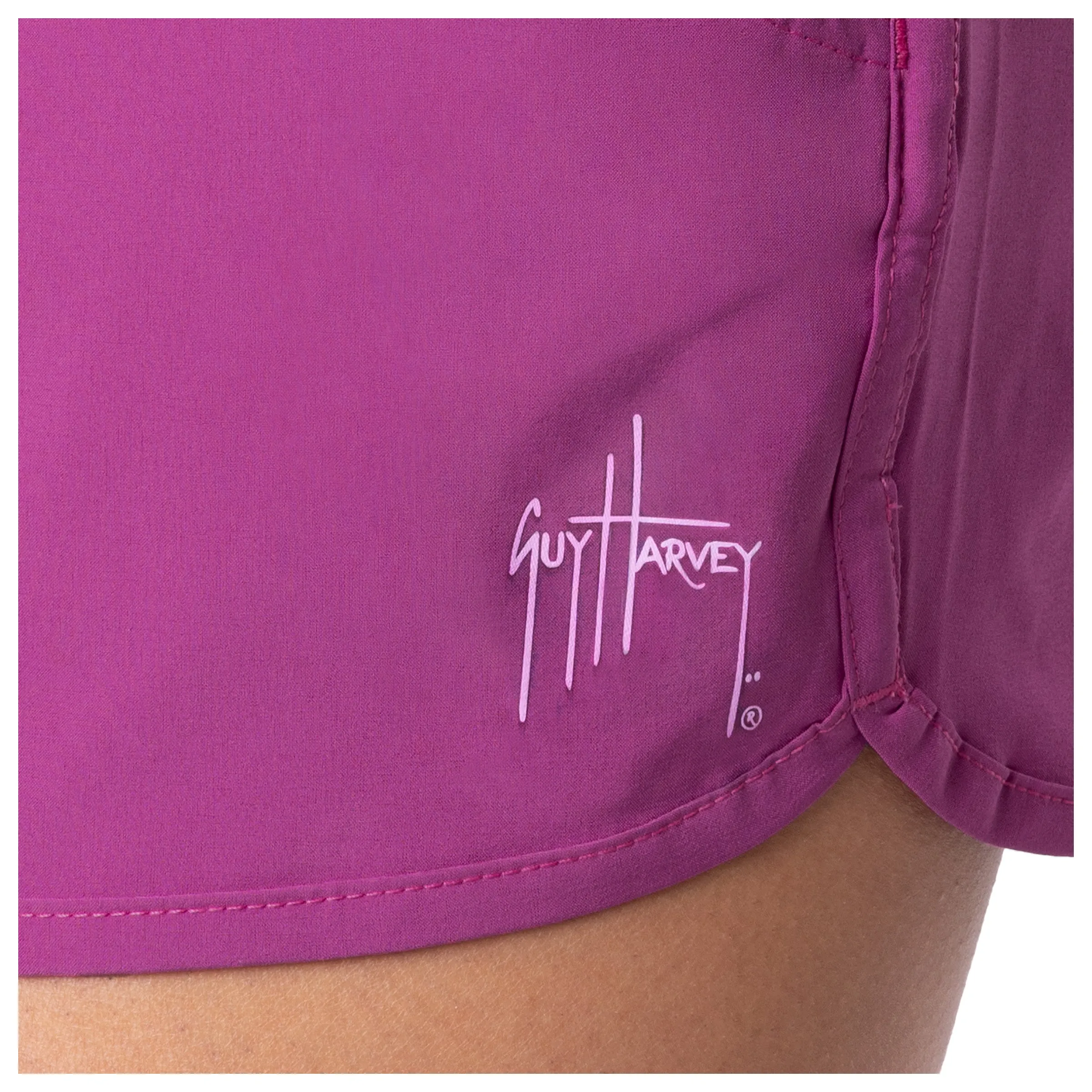 Ladies Pink Solid Short