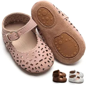 Leather Boho Mary Janes - Soft Sole