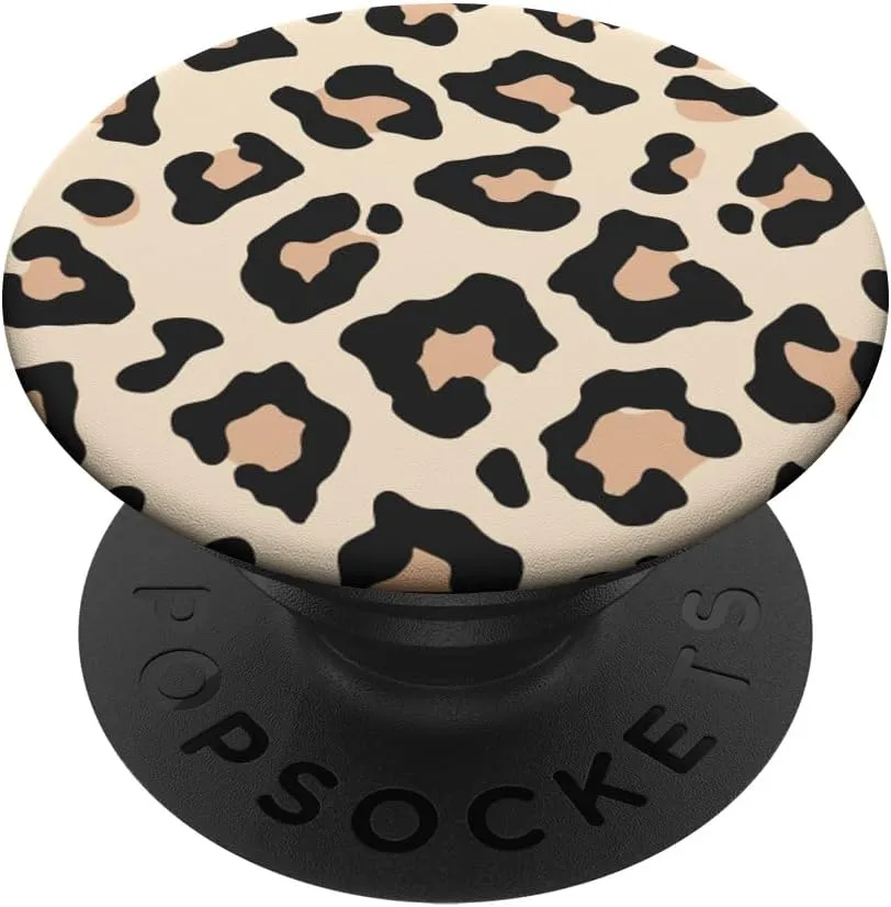 Leopard Cute Print PopSockets PopGrip: Swappable Grip for Phones & Tablets