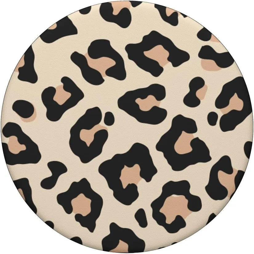 Leopard Cute Print PopSockets PopGrip: Swappable Grip for Phones & Tablets