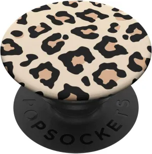 Leopard Cute Print PopSockets PopGrip: Swappable Grip for Phones & Tablets