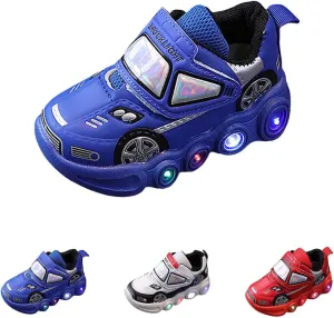 Light Up Shoes for Boys Girl Toddler LED Flashing Sneakers Breathable Sport Walking Shoes for Kids Running Shoes