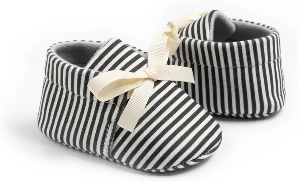 Newborn Baby Booties Soft Winter Crib Sock Shoes for Infant Boys Girls Warm Cozy First Walkers Shoes