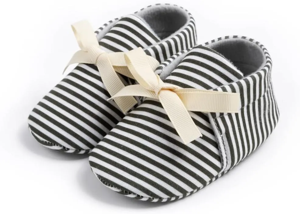 Newborn Baby Booties Soft Winter Crib Sock Shoes for Infant Boys Girls Warm Cozy First Walkers Shoes