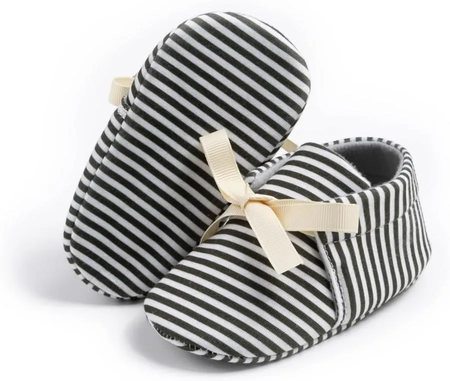 Newborn Baby Booties Soft Winter Crib Sock Shoes for Infant Boys Girls Warm Cozy First Walkers Shoes
