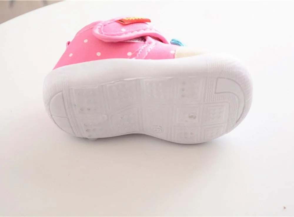 Newborn Baby Cartoon Animal Shoes Soft Sole Non-slip Squeaky Baby Shoes Infant Baby Girl Shoes