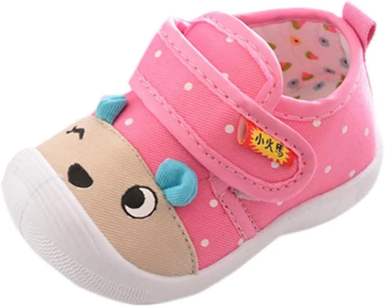 Newborn Baby Cartoon Animal Shoes Soft Sole Non-slip Squeaky Baby Shoes Infant Baby Girl Shoes