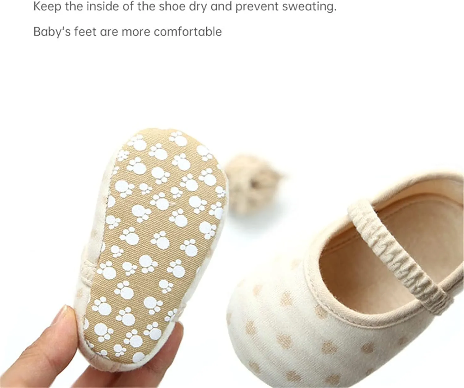 Newborn Baby Girls Indoor Sports Shoes Non Slip Soft Sole Cotton Shoes Sneaker Summer Lightweight Shoes for Baby