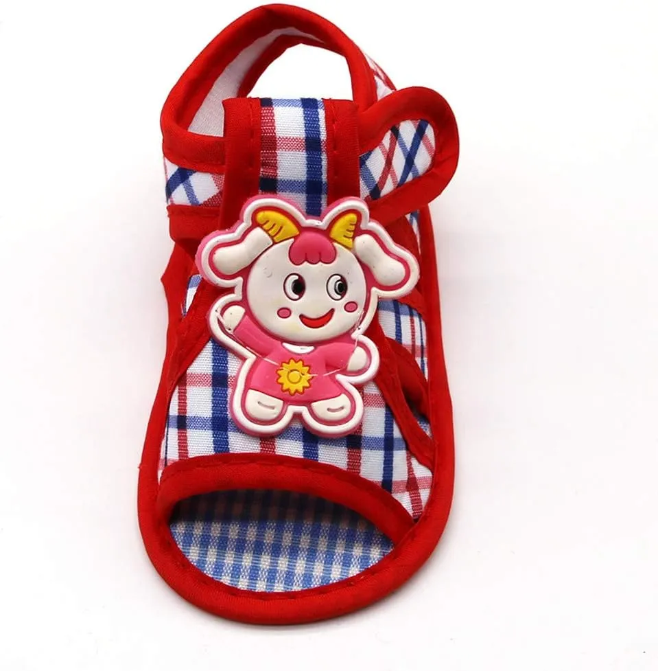 Newborn Baby Girls Lamb Prewalker Soft Sole Sandals Single Shoes High Heels for Girls