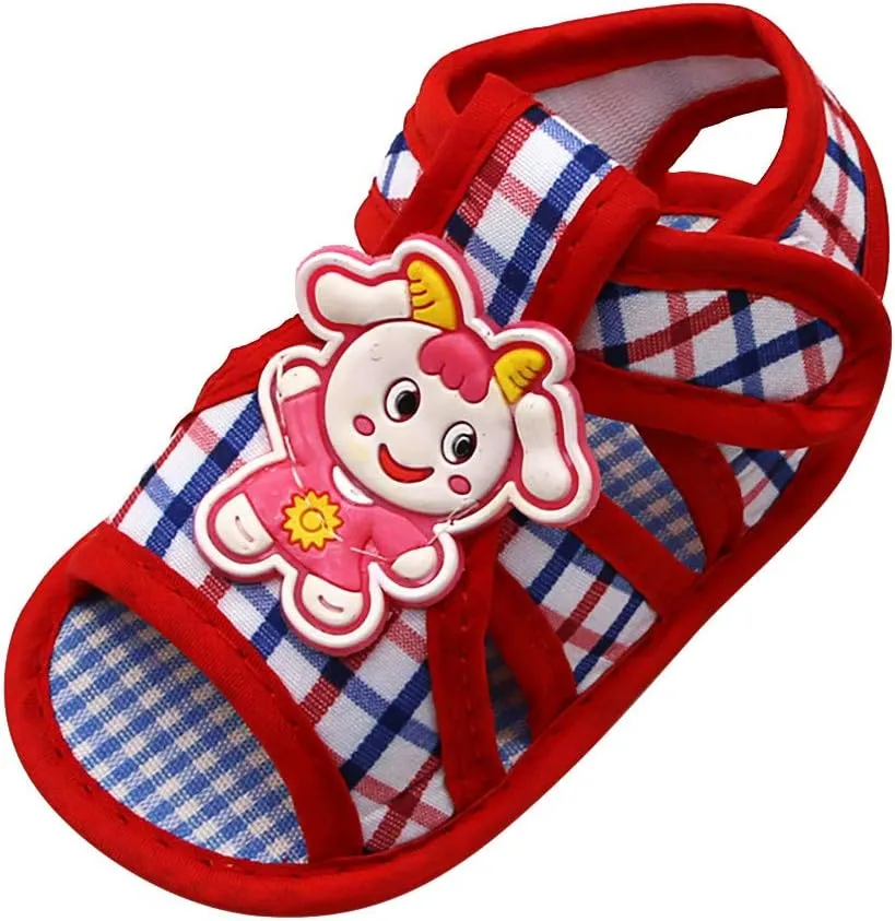 Newborn Baby Girls Lamb Prewalker Soft Sole Sandals Single Shoes High Heels for Girls