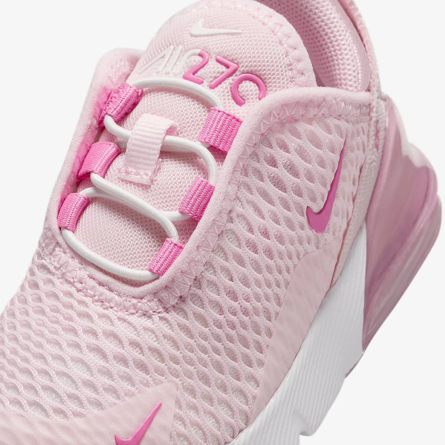 Nike Air Max 270 Baby/Toddler Shoes (IB4437-663, Pink Foam/Summit White/Platinum Violet)