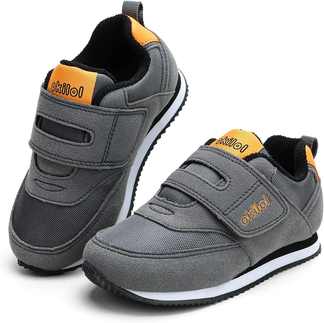 okilol Toddler Shoes, Boys & Girls Comfort Retro Sneaker, Kids Tennis Shoes for Comfort Walk, Playground Fun, School