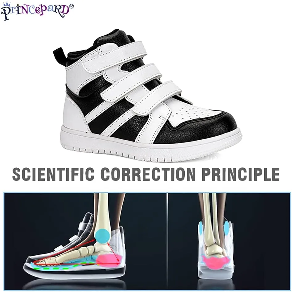 Orthopedic Shoes for Kids Boys and Girls,Toddlers Corrective Sneakers for First Walker with High-Top Ankle Support