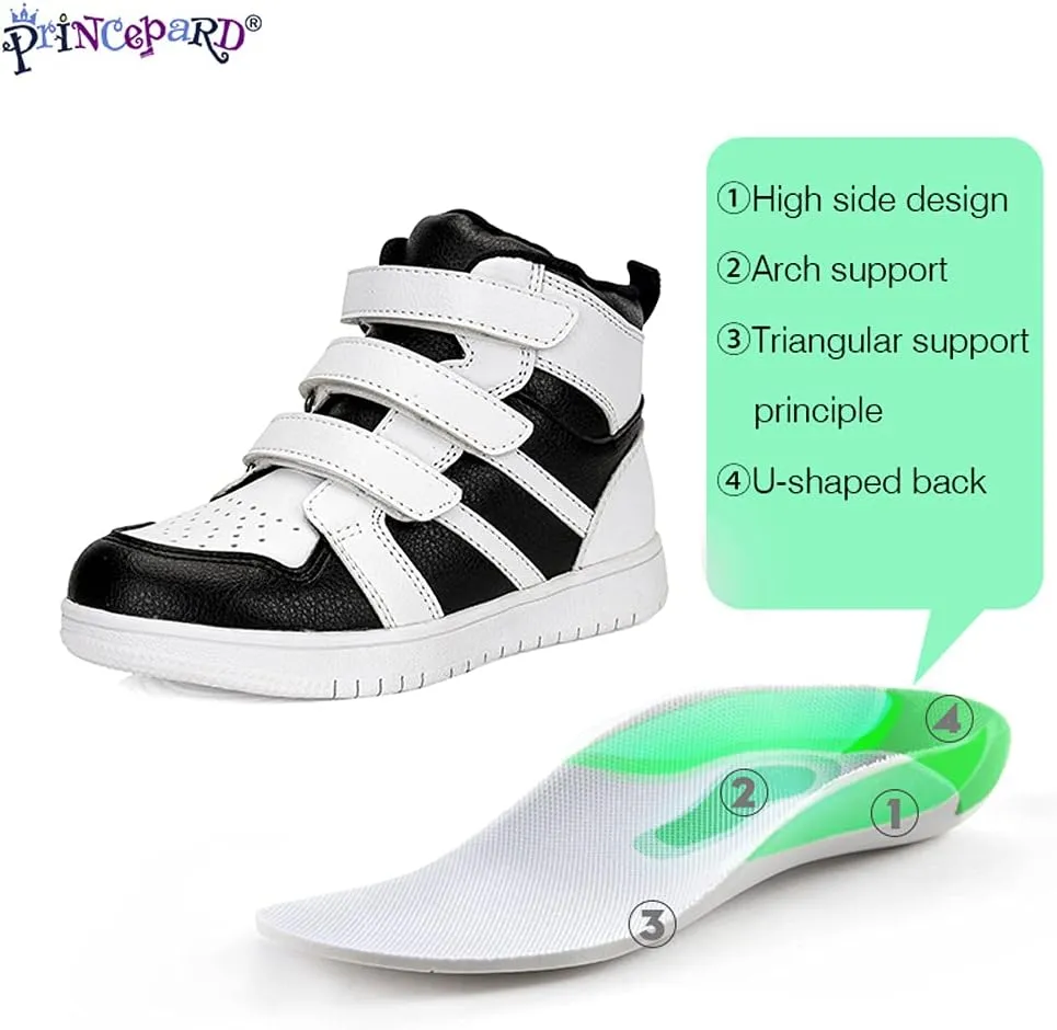 Orthopedic Shoes for Kids Boys and Girls,Toddlers Corrective Sneakers for First Walker with High-Top Ankle Support