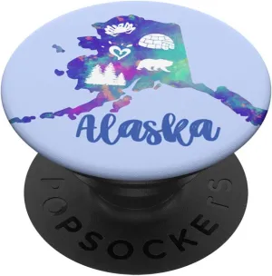 Pop Socket Alaska PopSockets PopGrip: Swappable Grip for Phones & Tablets
