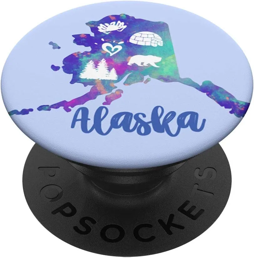 Pop Socket Alaska PopSockets PopGrip: Swappable Grip for Phones & Tablets