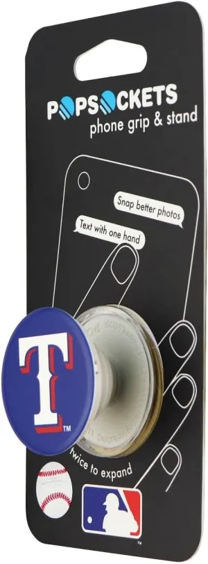PopSockets: Collapsible Grip & Stand for Phones and Tablets - Texas Rangers