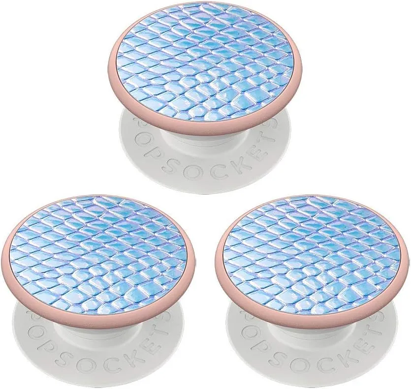 PopSockets PopMinis: Mini Grips for Phones & Tablets (3 Pack) - Iridescent Snake