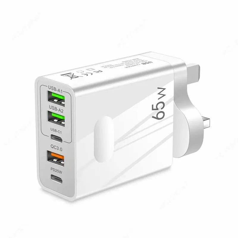 [Praktisch cadeau] 65W snelle oplader met meerdere poorten