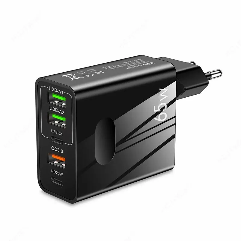 [Praktisch cadeau] 65W snelle oplader met meerdere poorten