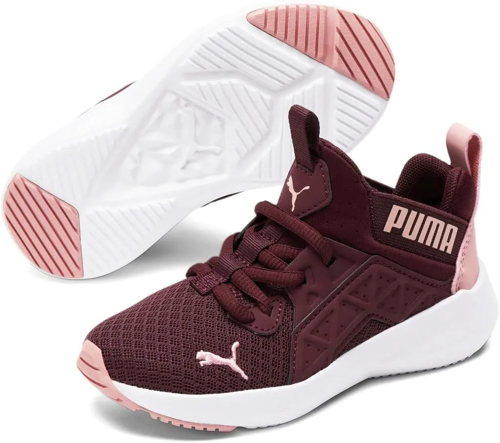 PUMA - Infants Soft Enzo Nxt Shoes, Size: 3 M US Little Kid, Color: Vineyard Wine/Bridal Rose