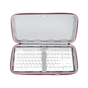 RLSOCO Keyboard Case for Logitech G PRO/Redragon K673 PRO 75%/Aula F75 Pro/EPOMAKER x Aula F75/Razer Huntsman V3 Pro Mini Mechanical Gaming Keyboard and More (Max Size: 36.8cm x 15cm x 4cm)