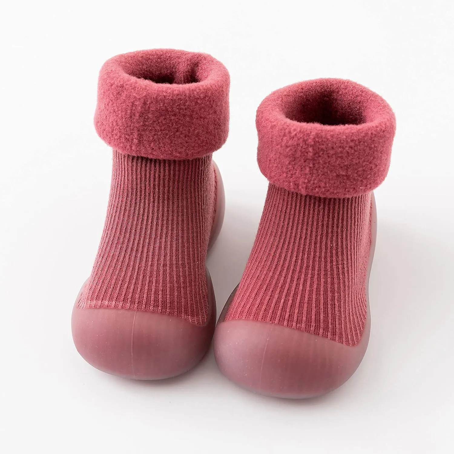 Robe And Slippers Boys Kids Toddler Baby Boys Girls Solid Warm Knit Soft Sole Rubber Summer Slippers for Toddler Boys