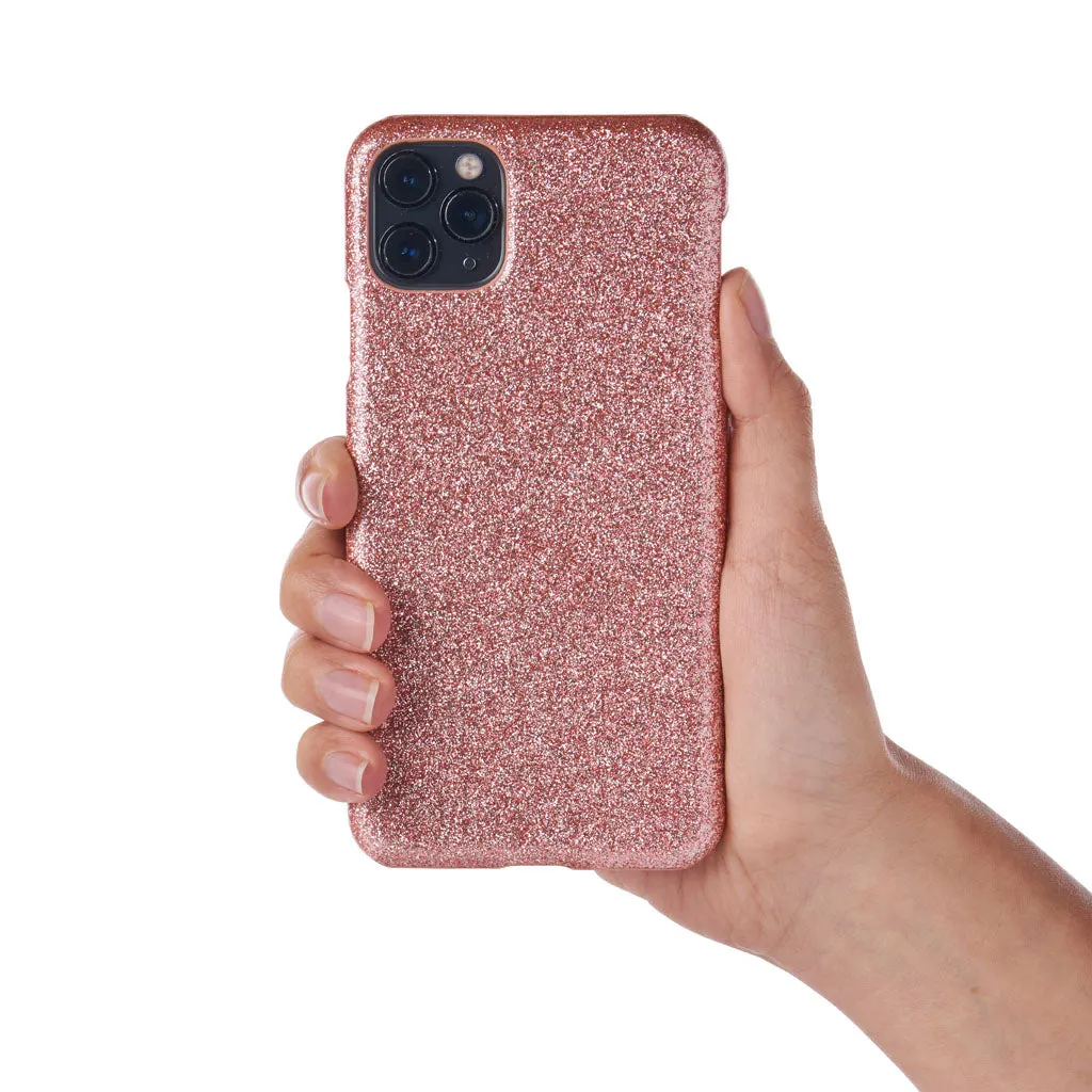 Rose Gold Glitter iPhone Case