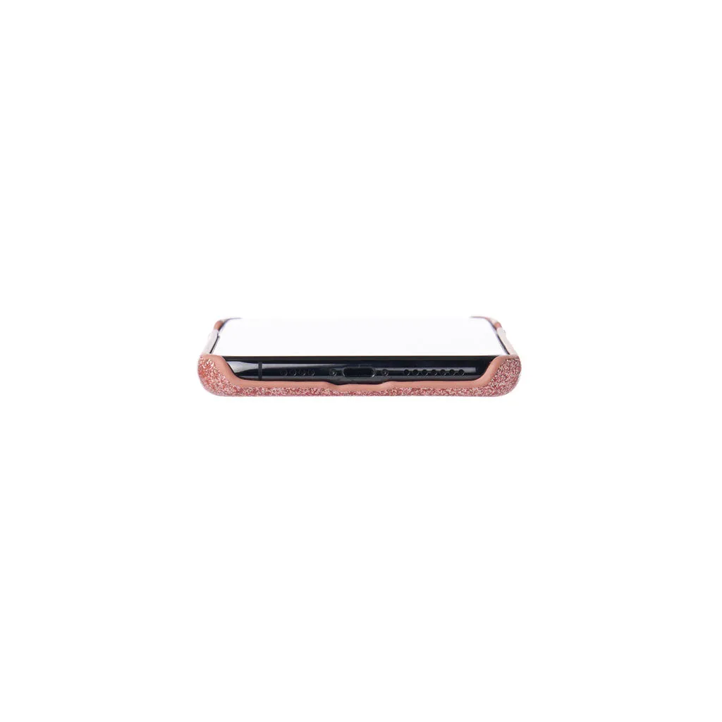 Rose Gold Glitter iPhone Case