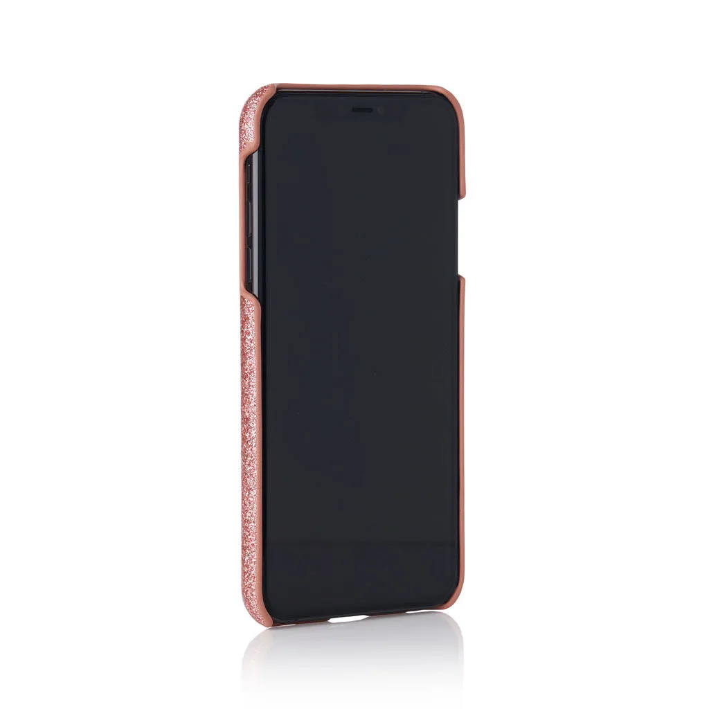 Rose Gold Glitter iPhone Case