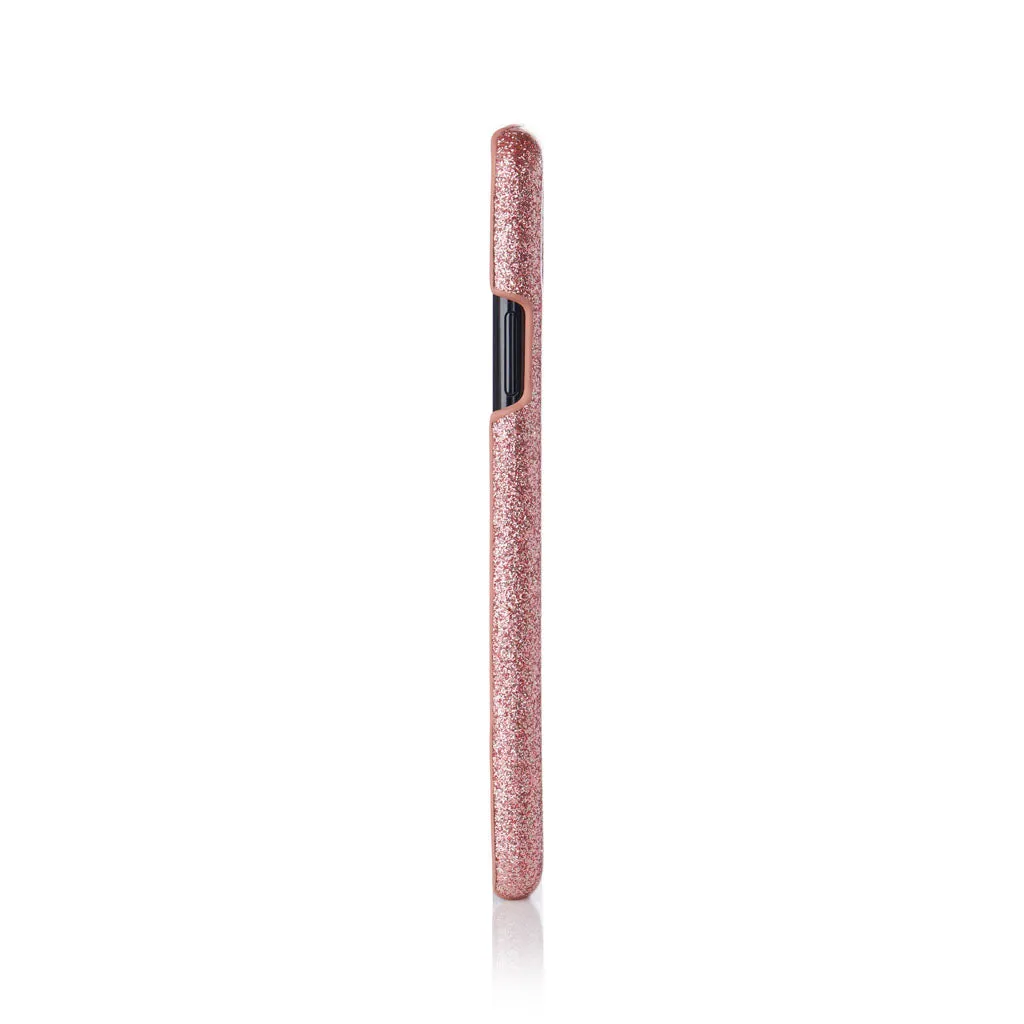 Rose Gold Glitter iPhone Case