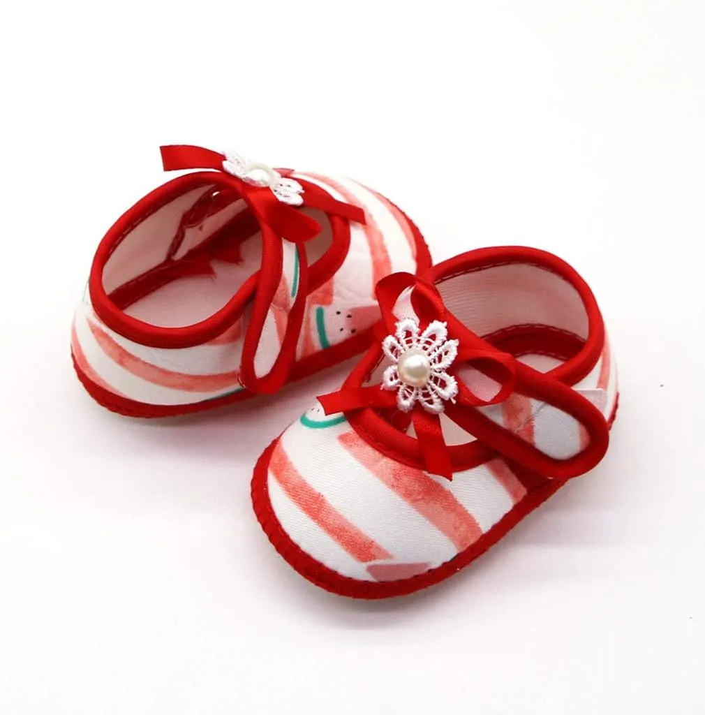Running Shoes for Girls Sole Prewalker Single Watermelon Printing Shoes Sandals Girls Baby Soft Shoes Baby Sneakers