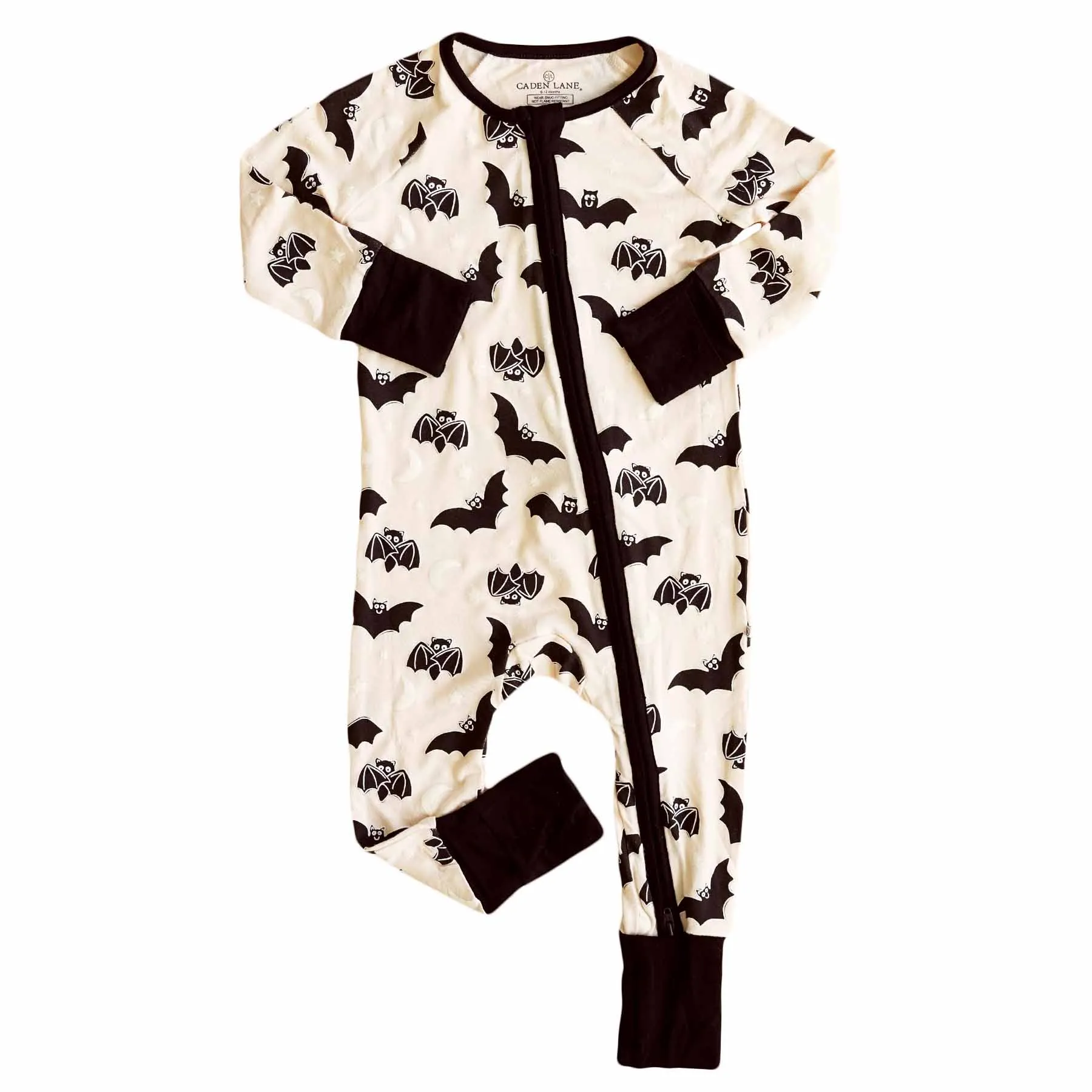 Scaredy Bats Convertible Zip Romper