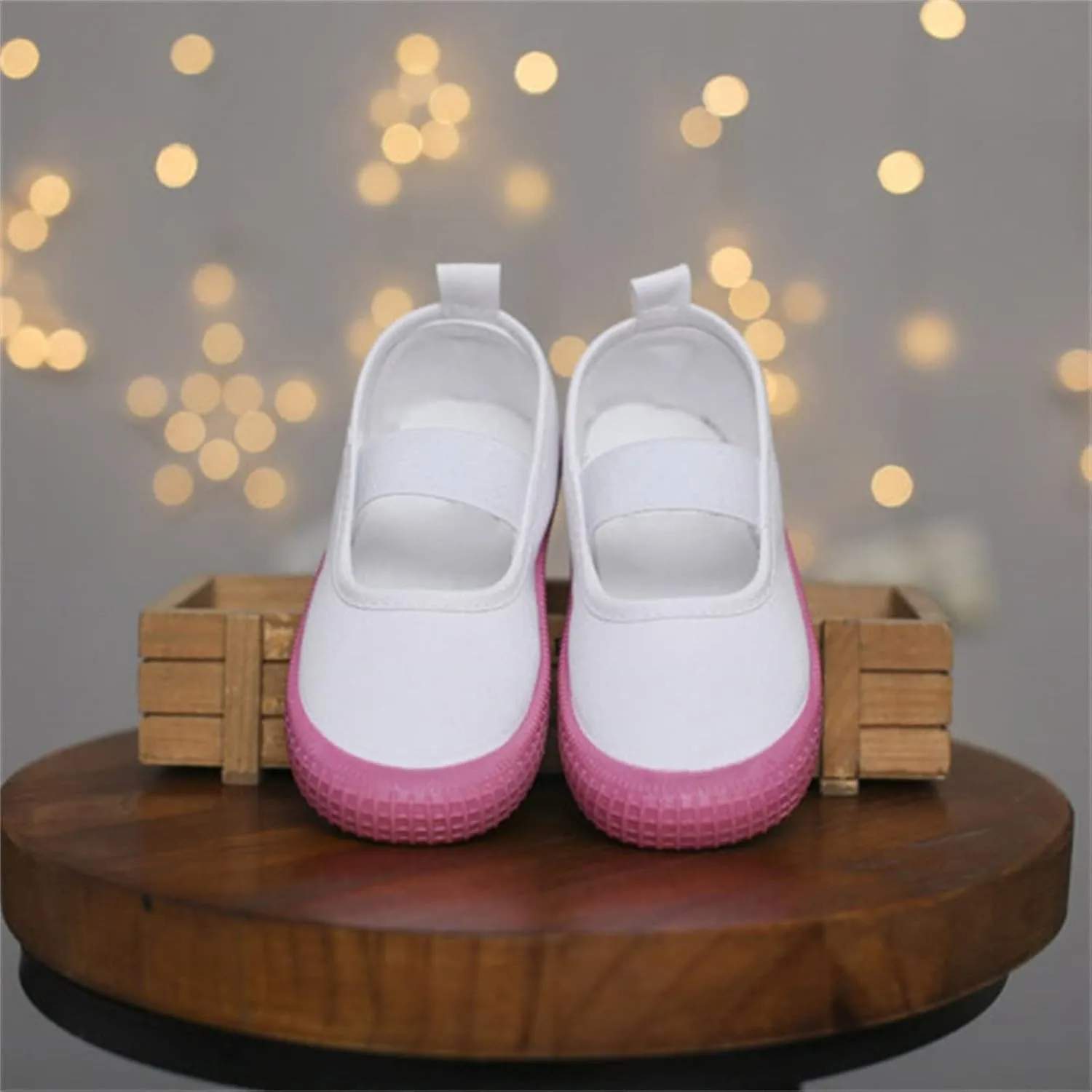 sfdgfhyf Toddler Baby Boy Girl Shoes Flat Shoes Bao Head One Foot Off Girl Canvas Shoes 0 to 10Y Baby Soft Sole Casual