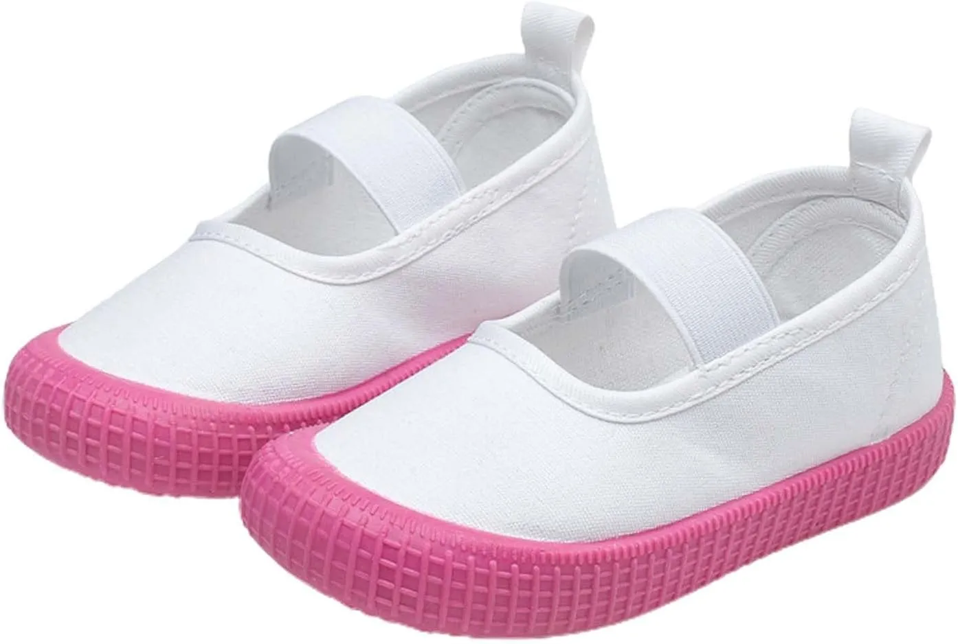 sfdgfhyf Toddler Baby Boy Girl Shoes Flat Shoes Bao Head One Foot Off Girl Canvas Shoes 0 to 10Y Baby Soft Sole Casual