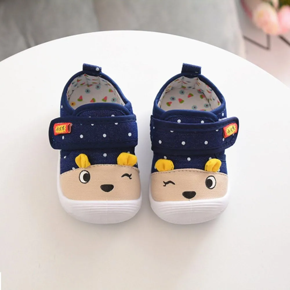 Shoe Girl Sneaker Girls Baby Infant Sole Soft Boys Cartoon Shoes Squeaky Anti-Slip Kids Baby Shoes Baby Girl Booties 6-12 Months