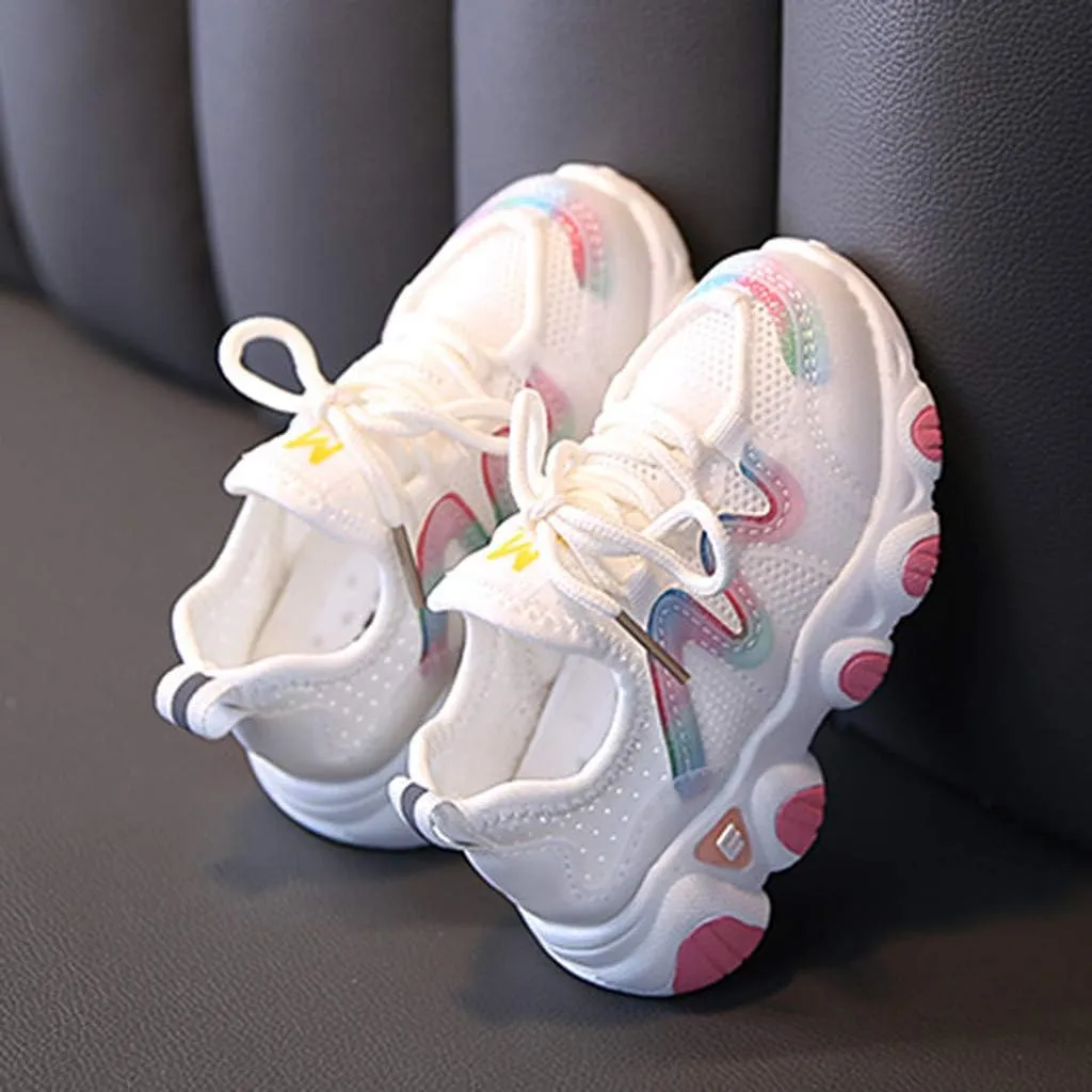 Shoes Girls Breathable Baby Soft Mesh Lace Up Toddler Kids Infant Baby Shoes Baby Winter Boots