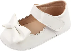 Shoes Summer Toddler Shoes Girls Sports Flat Bottom Lightweight Hook Loop Solid Color Bow Simple Tennis Shoes Girls