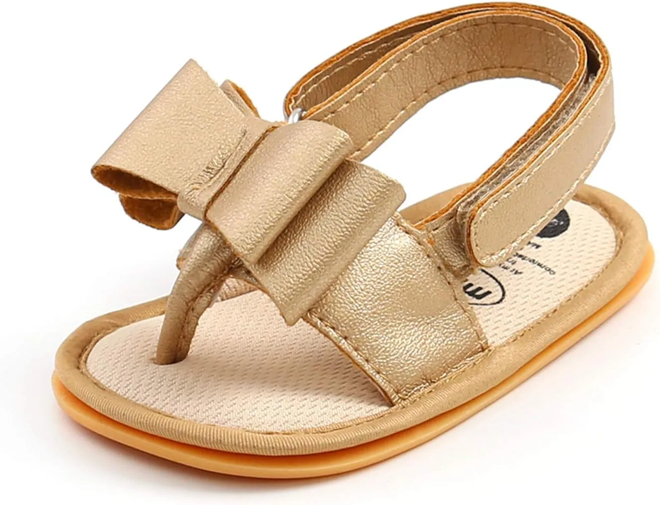 Size 2 Girls Sandals Baby Girls Sandals Walking Soft Rubber Sole Boys Flat Non-Slip Baby Sleepers 3-6 Months