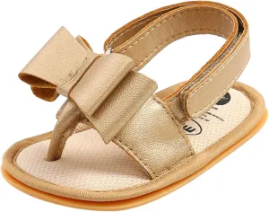 Size 2 Girls Sandals Baby Girls Sandals Walking Soft Rubber Sole Boys Flat Non-Slip Baby Sleepers 3-6 Months