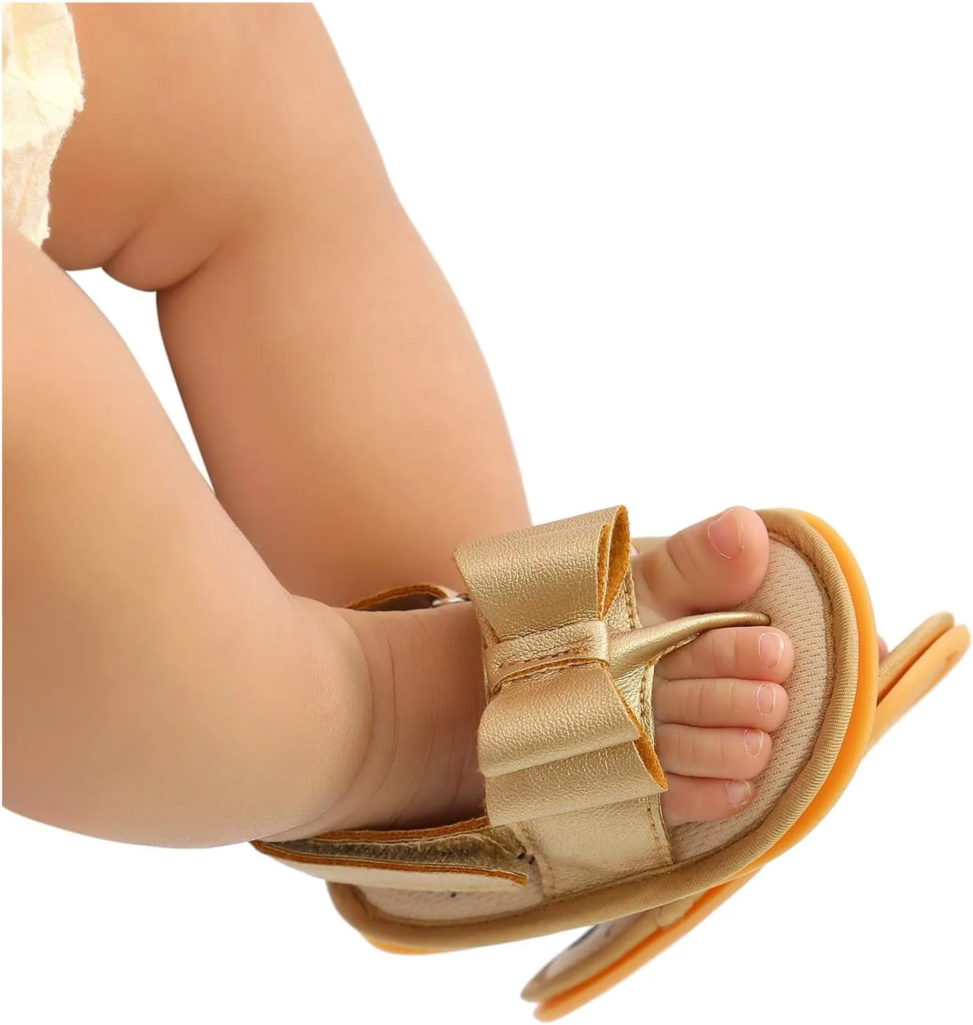 Size 2 Girls Sandals Baby Girls Sandals Walking Soft Rubber Sole Boys Flat Non-Slip Baby Sleepers 3-6 Months