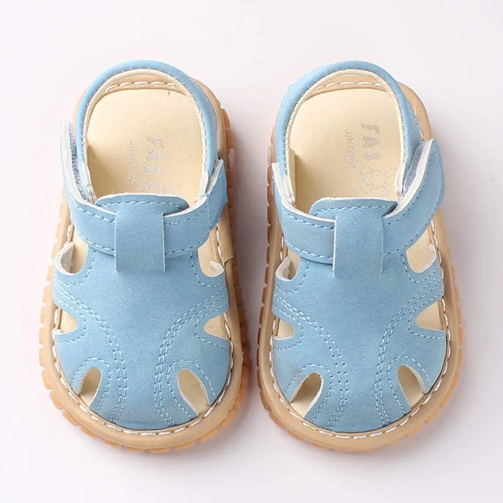 Slip on for Boys Walkers Sandals Shoes Boys Soft First Girls Sole Roman Shoes Baby Baby Shoes Kid Boys Shoes