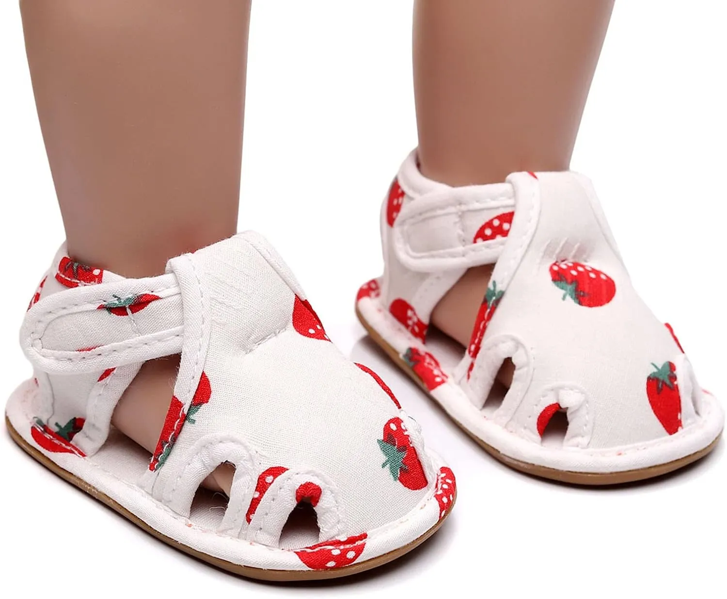 Slippers for Baby Girl Infant Toddler Shoes Soft Sole Non Slip Toddler Floor Shoes Fruit Strawberry Apparel