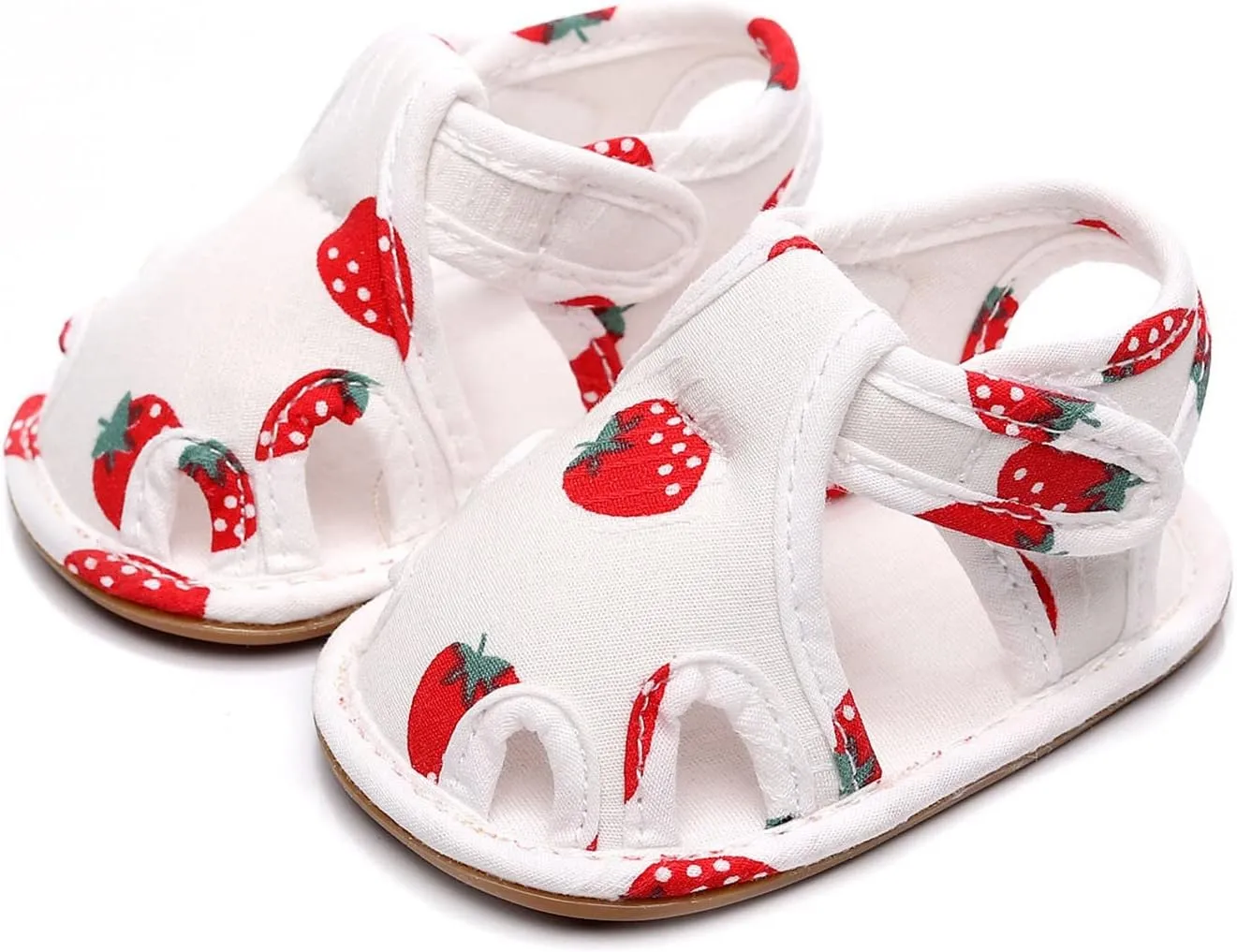 Slippers for Baby Girl Infant Toddler Shoes Soft Sole Non Slip Toddler Floor Shoes Fruit Strawberry Apparel