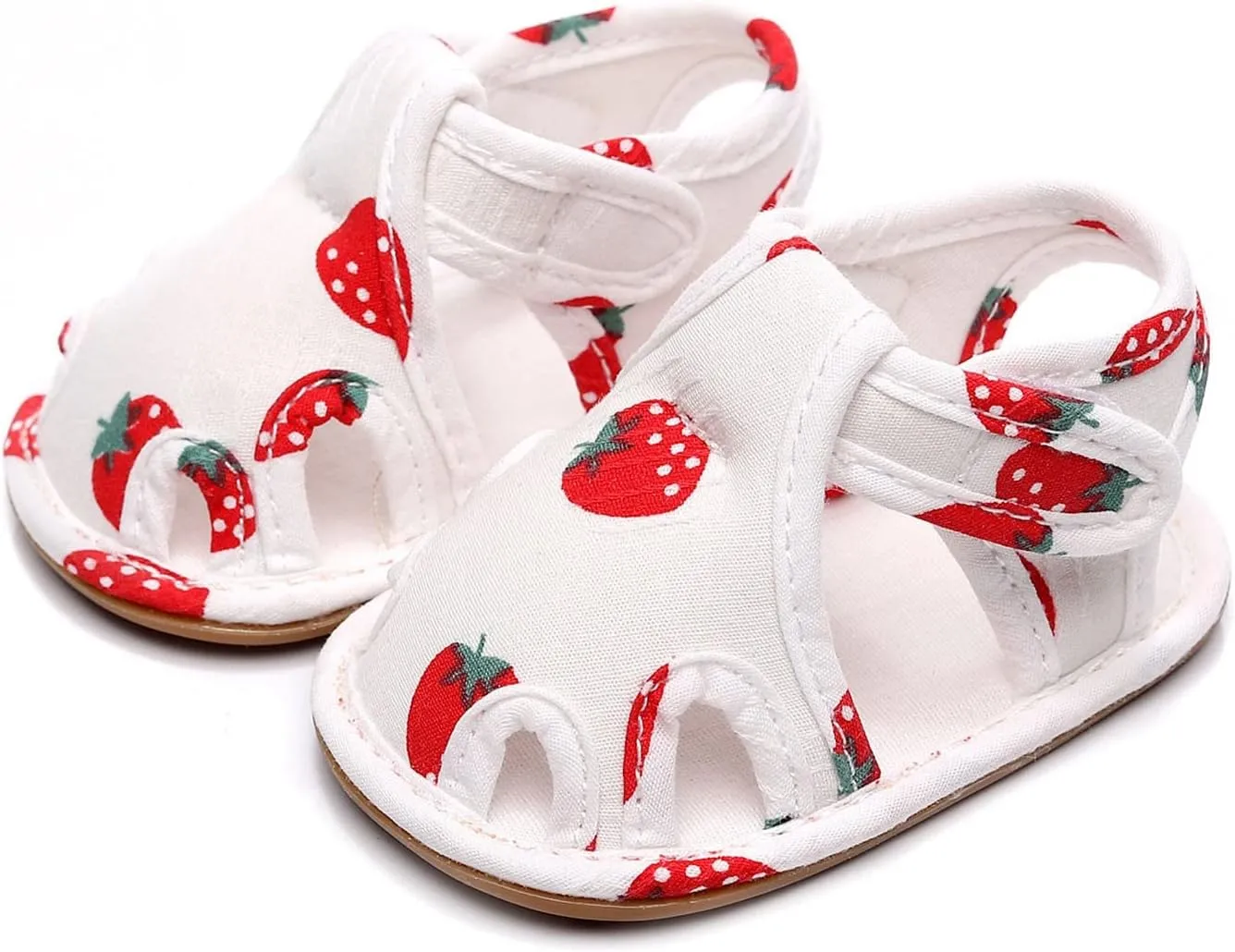 Slippers for Baby Girl Infant Toddler Shoes Soft Sole Non Slip Toddler Floor Shoes Fruit Strawberry Apparel