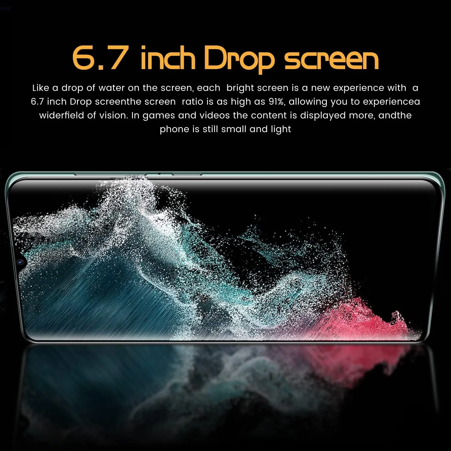 Smartphone Unlocked Cell Phones S22 Ultra 6.7in HD Screen 2GB/16GB Android 10 Straight Talk Phone 6800mAh 128GB Extension Boost Mobile Phones (Rose Gold)