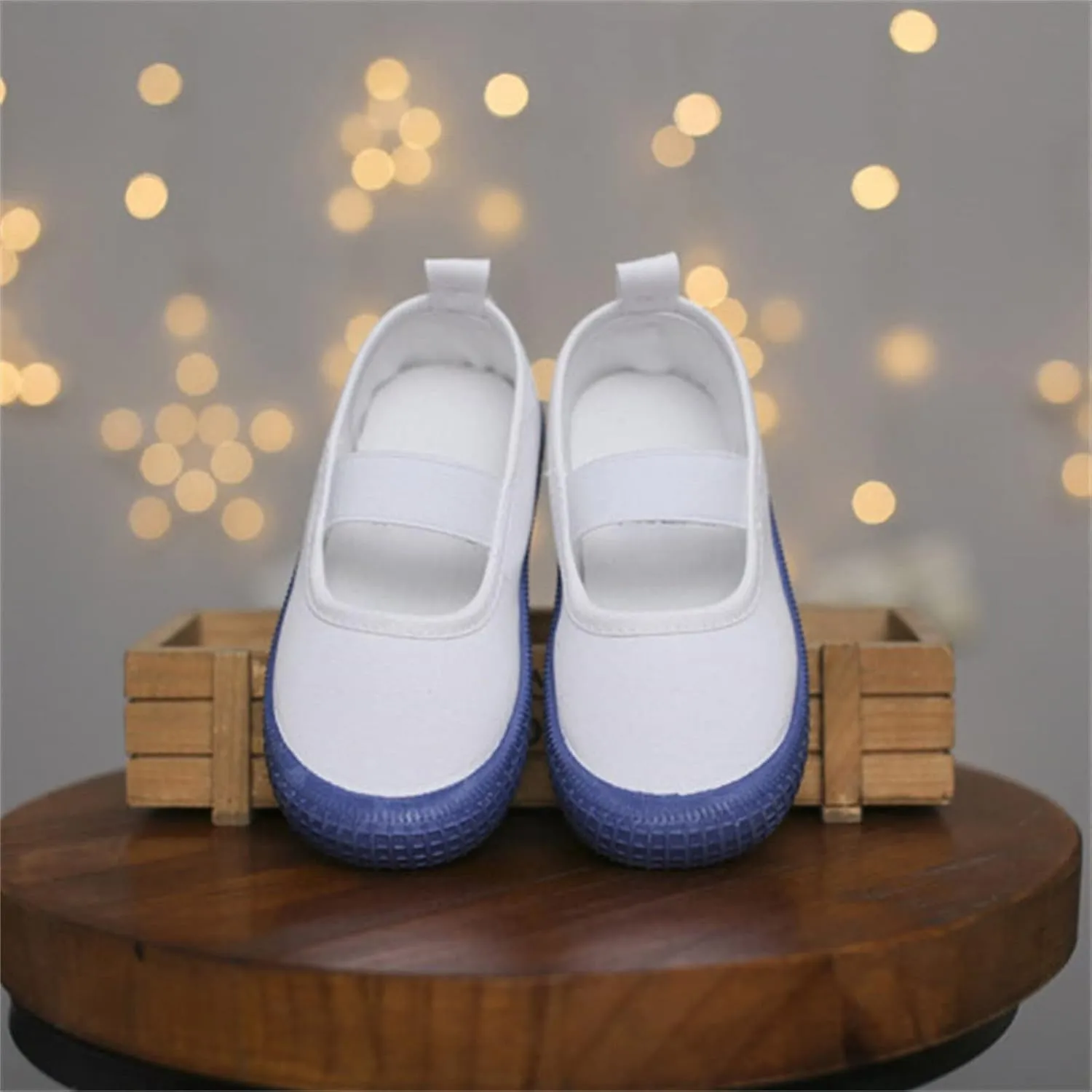 Sneaker for Toddler Toddler Baby Boy Girl Flat Shoes Bao Head One Foot Off Girl Canvas Shoes Soft Sole Casual